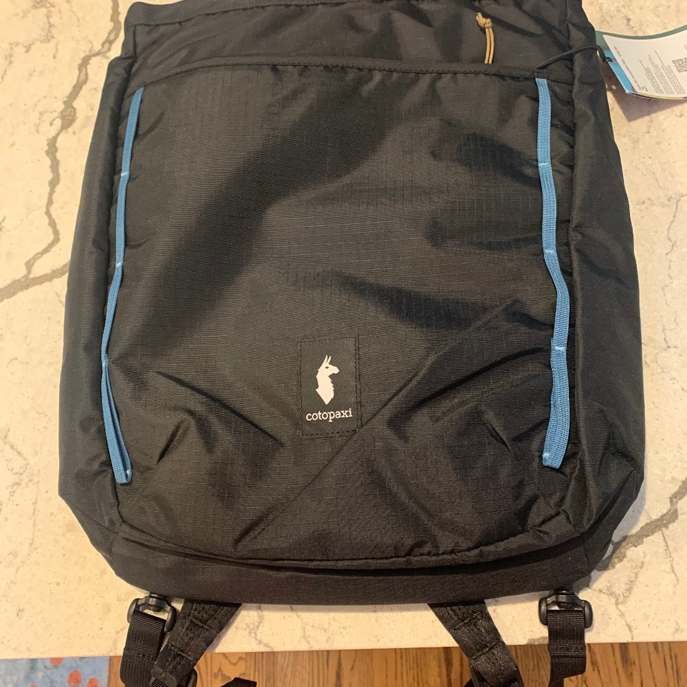 Cotopaxi convertible tote backpack, 16L, black, NWT